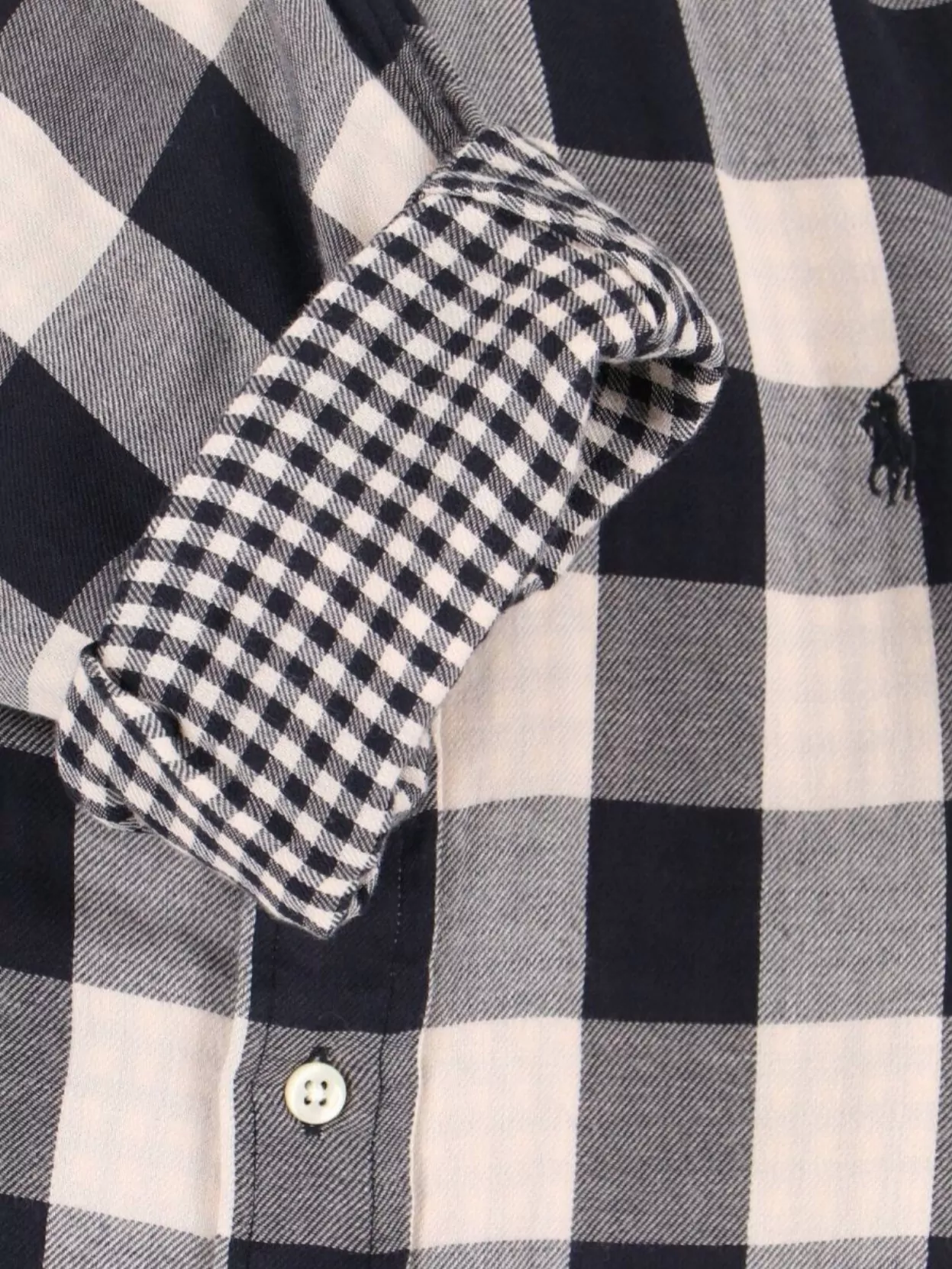 Polo Ralph Lauren Check Pattern Long Sleeve Button-Down Shirt