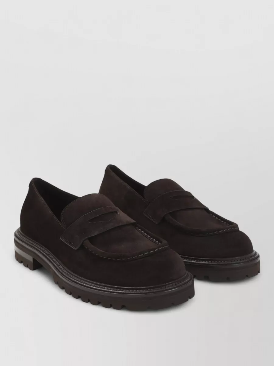 Giorgio Armani suede loafers
