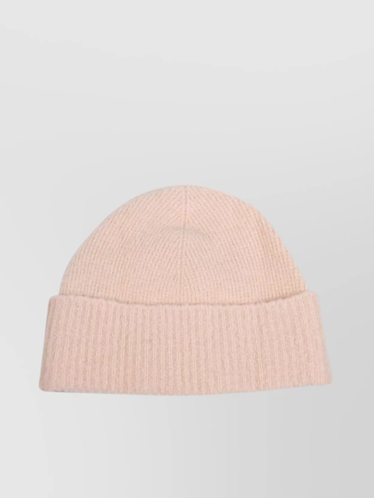 Ami Alexandre Mattiussi Adc Alpaca Beanie Folded Cuff Ribbed