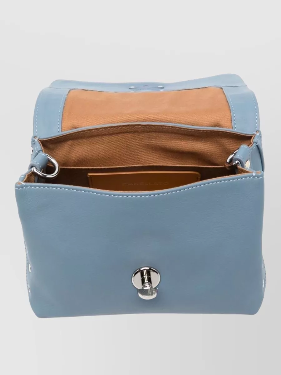 Zanellato Leather Top Handle Cross-Body Bag