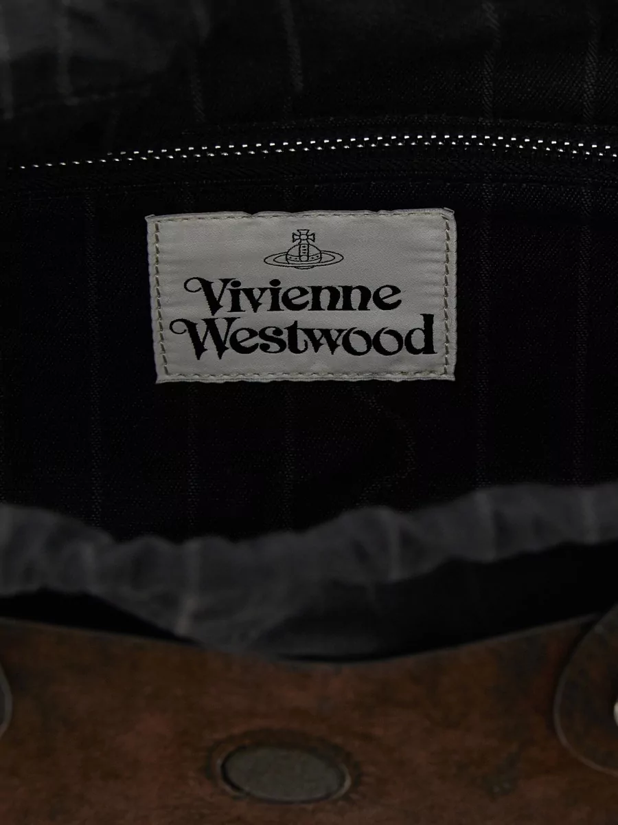 Vivienne Westwood Wilma Leather Clutch Bag