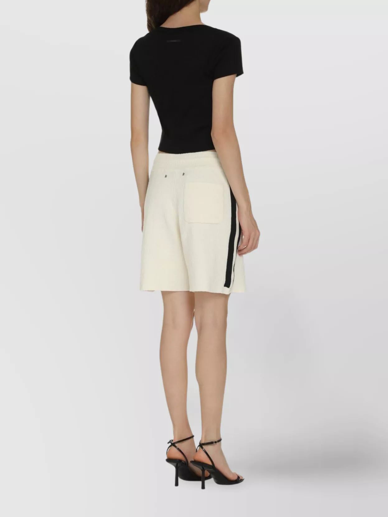 Golden Goose Lionel Ribbed Texture Knitted Shorts