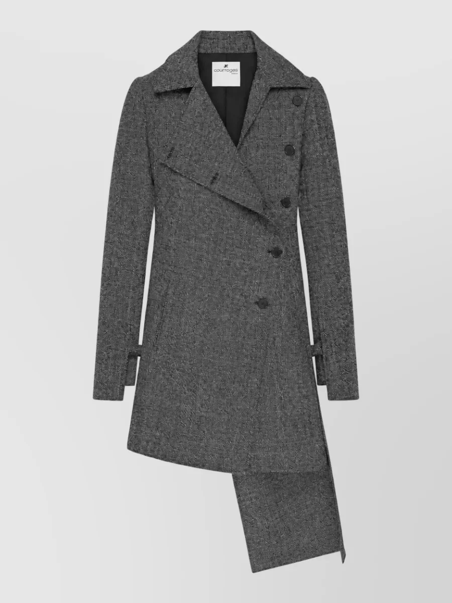 Courrèges wool trench coat
