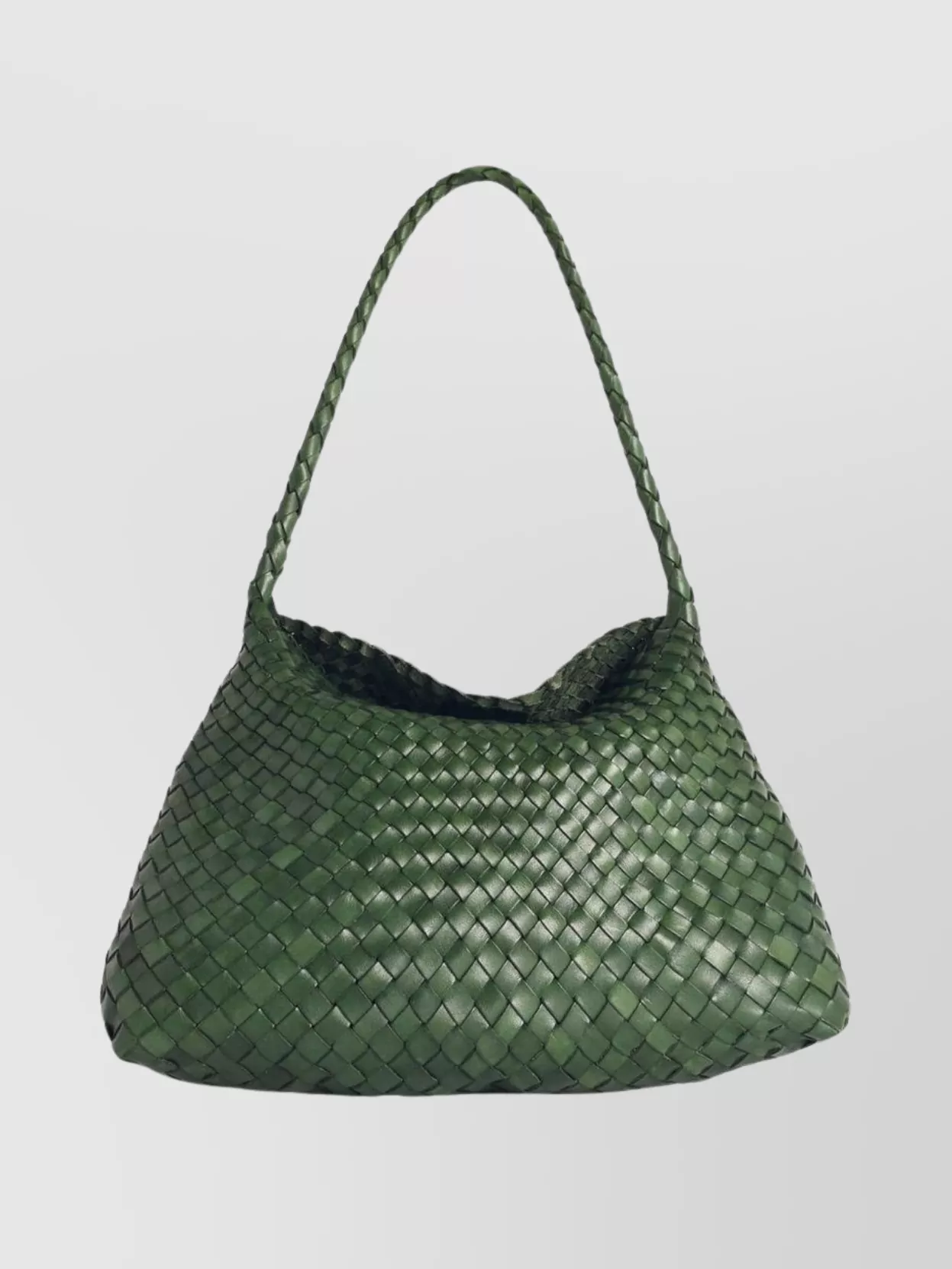 Dragon Diffusion Slouchy Leather Tote Bag With Woven Texture