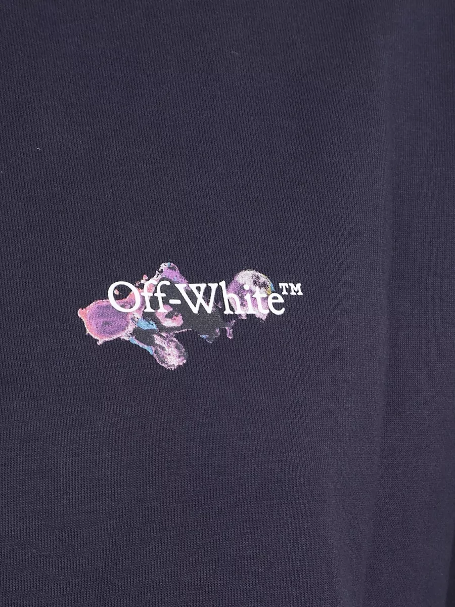 Off-White Arrow Graphic Crew Neck Short Sleeve Top