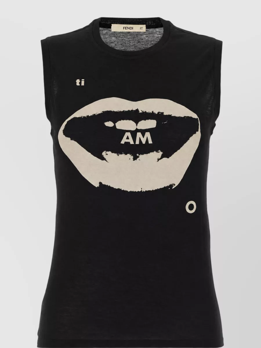 Fendi Cotton tank top