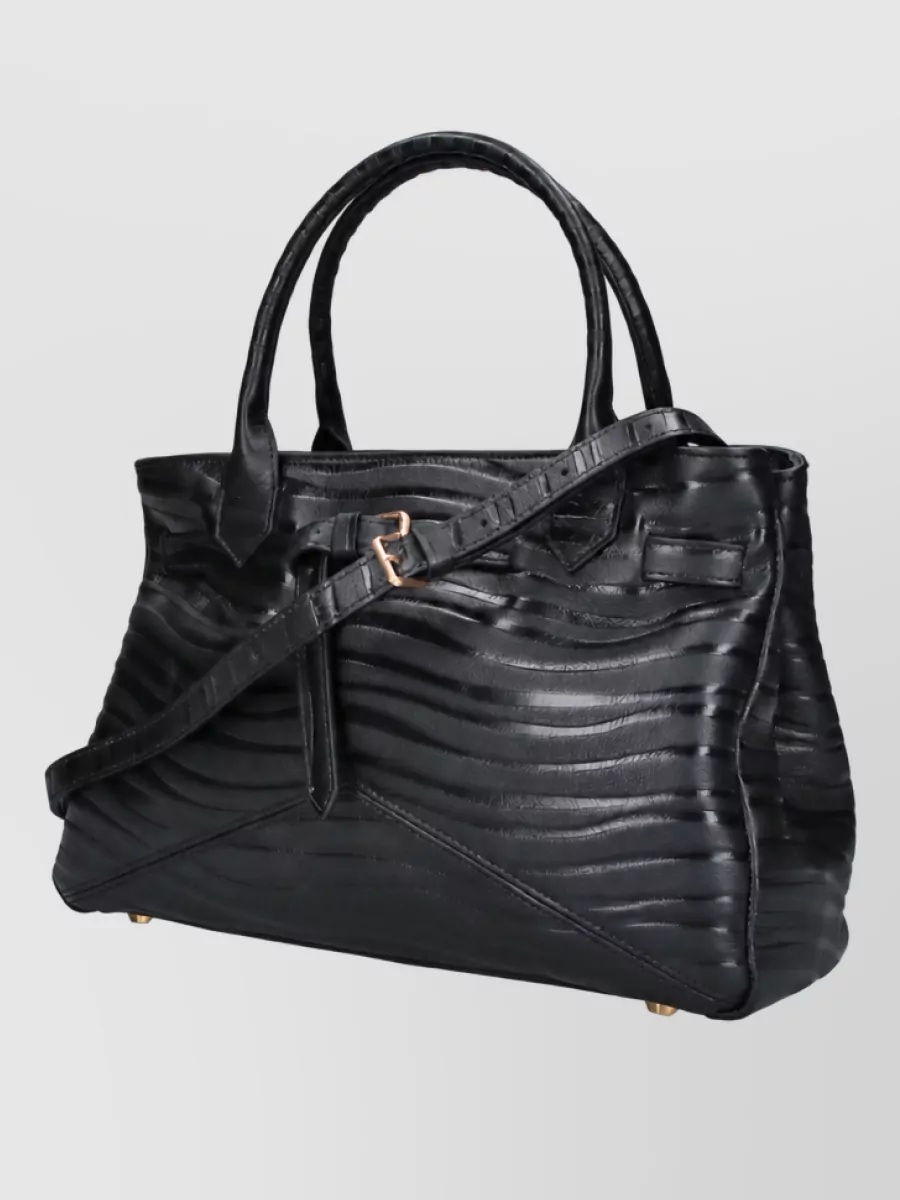 Ballantyne Leather Shoulder Tote Bag