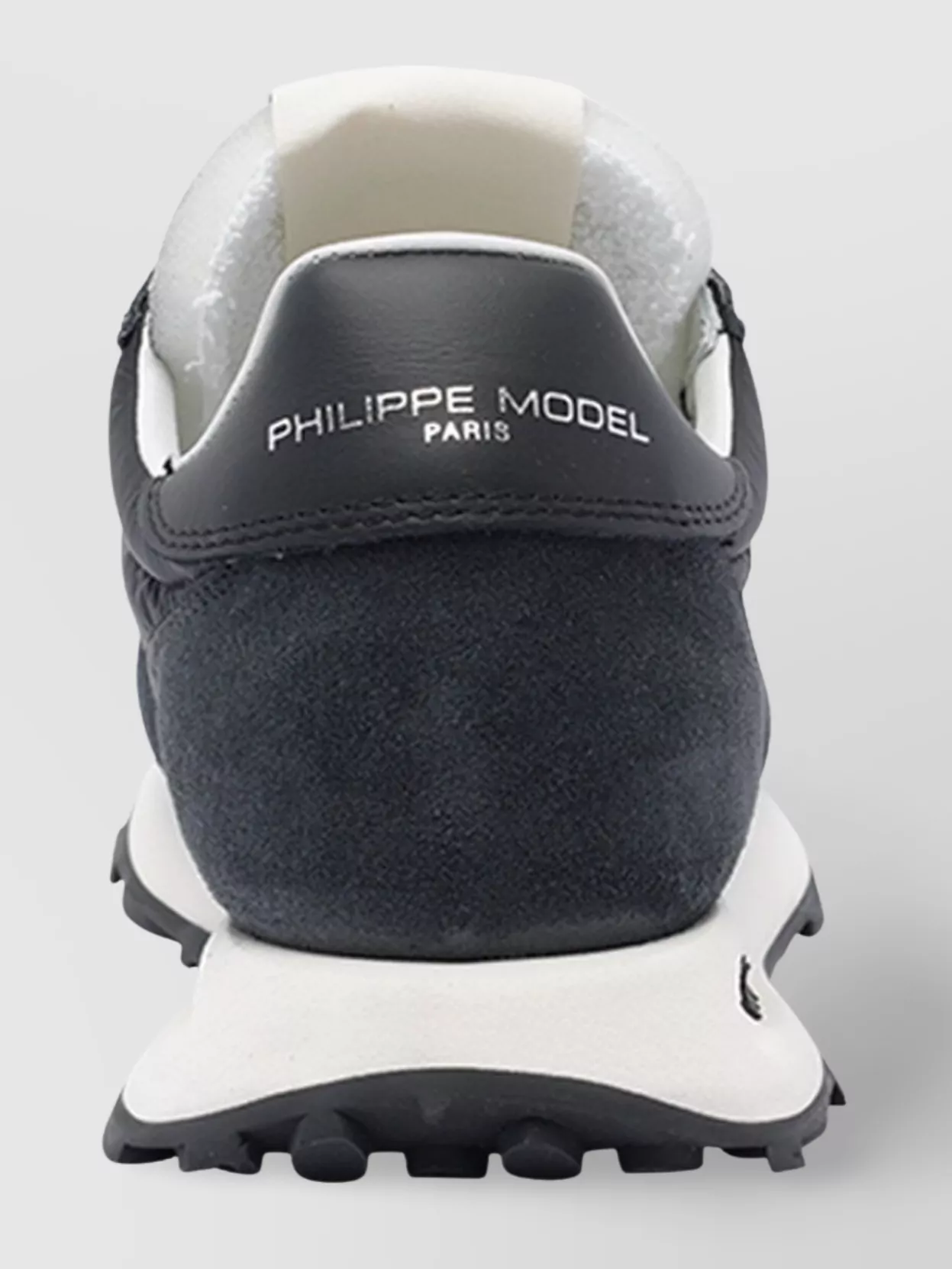 Philippe Model Low Top Sneakers With Rubber Sole And Suede Accents