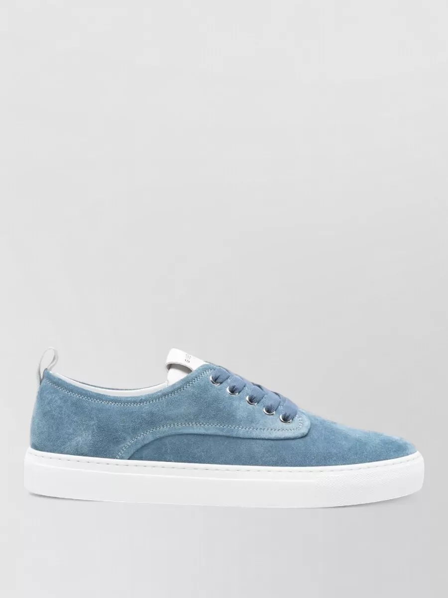 Givenchy Low Sneakers Round Toe Suede Rubber Sole