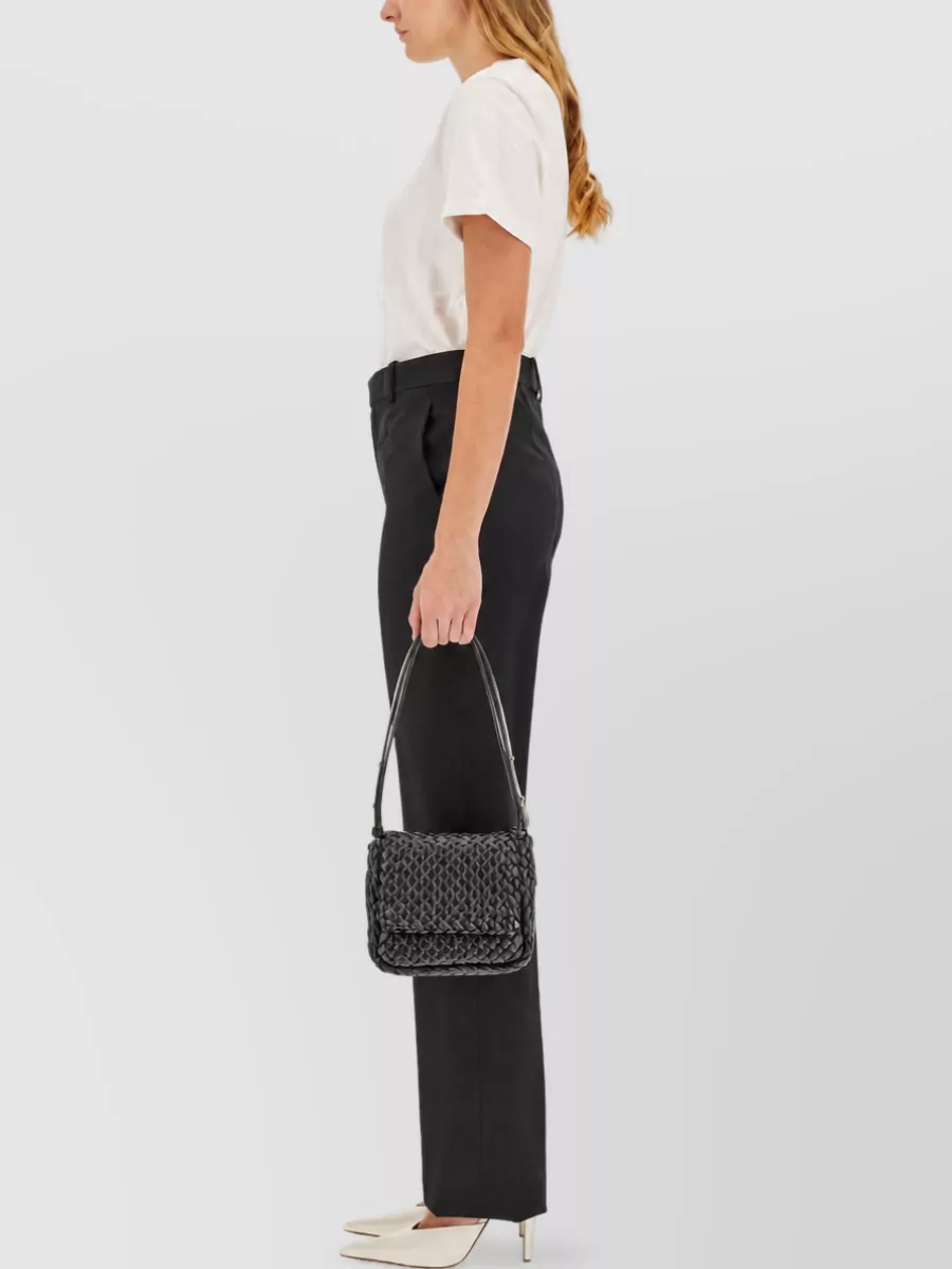 Bottega Veneta Wool Tailored Straight Trousers