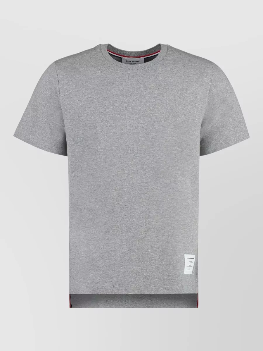 Thom Browne Cotton ribbed crew-neck t-shirt