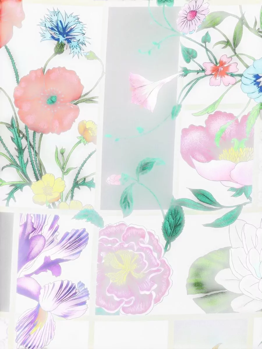 Gucci Silk Foulard Floral Pattern Accessory