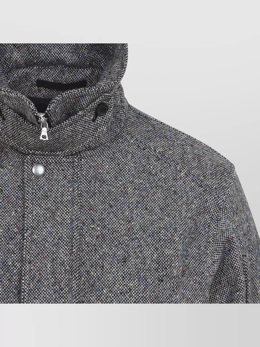 Dries Van Noten Wool Oversized Single Breasted Coat