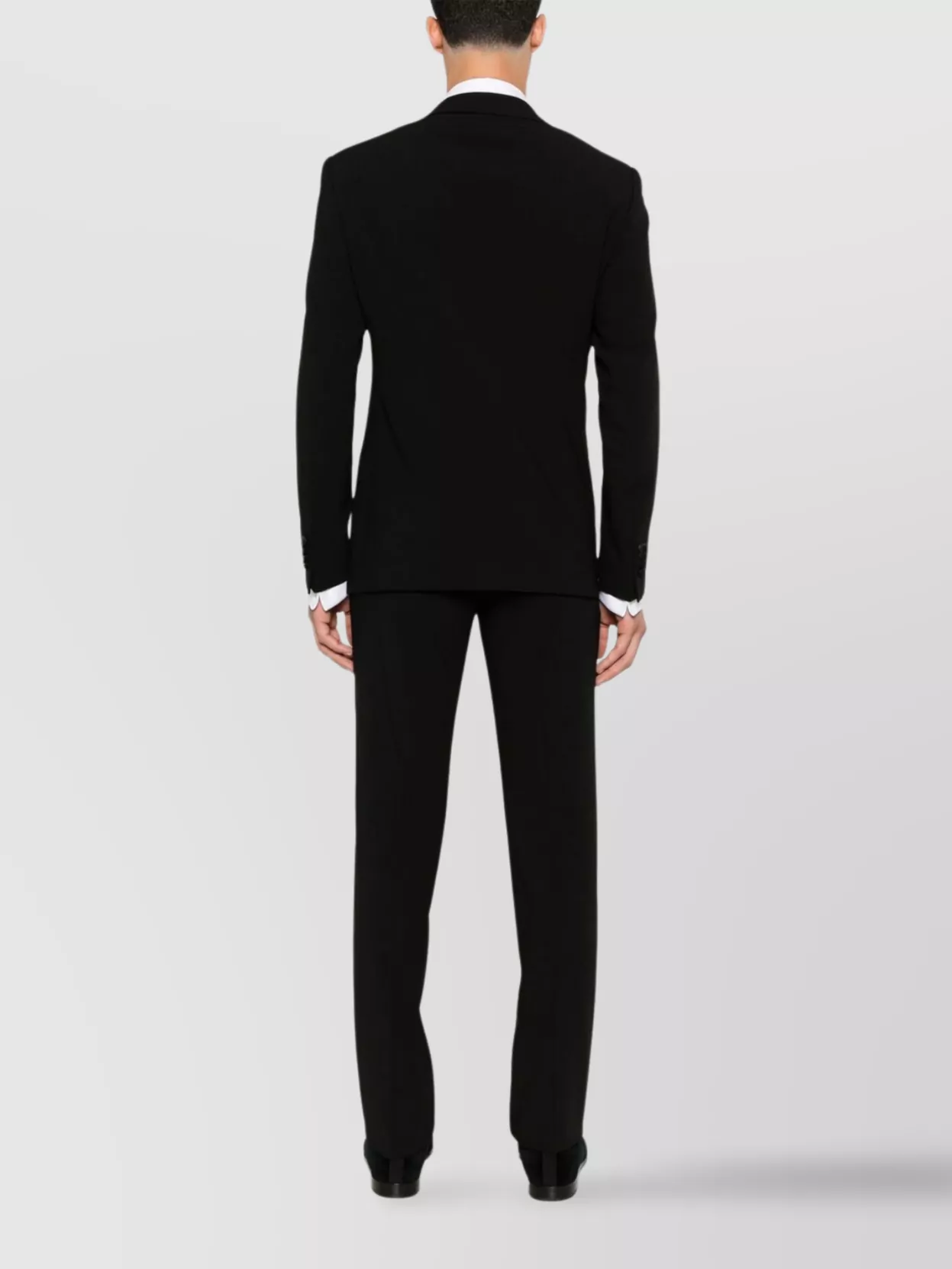 Giorgio Armani Formal Suit With Satin Lapels And Pockets