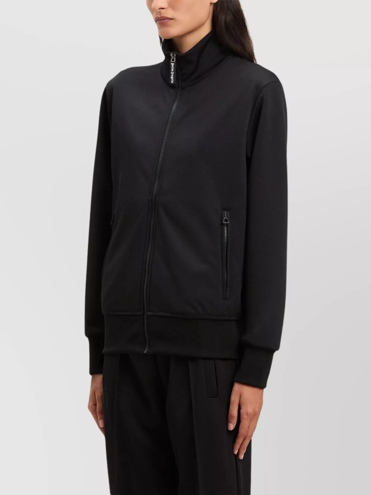 Palm Angels Logo Zipped Track Jacket