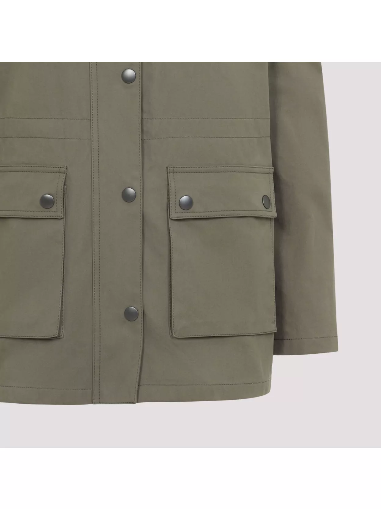 Moschino Logo Label Jacket With Elbow Patches In Green