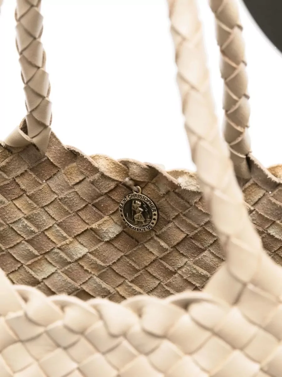 Dragon Diffusion Santa Croce Small Leather Tote Bag