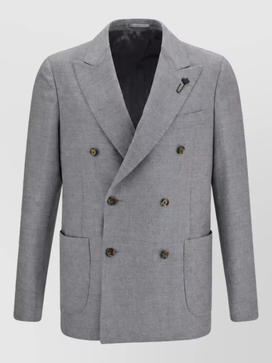 Lardini wool full-length jacket