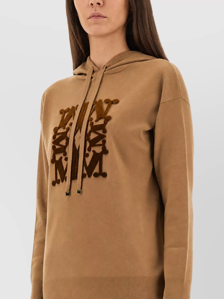 Max Mara Virgin Wool Hooded Sweater