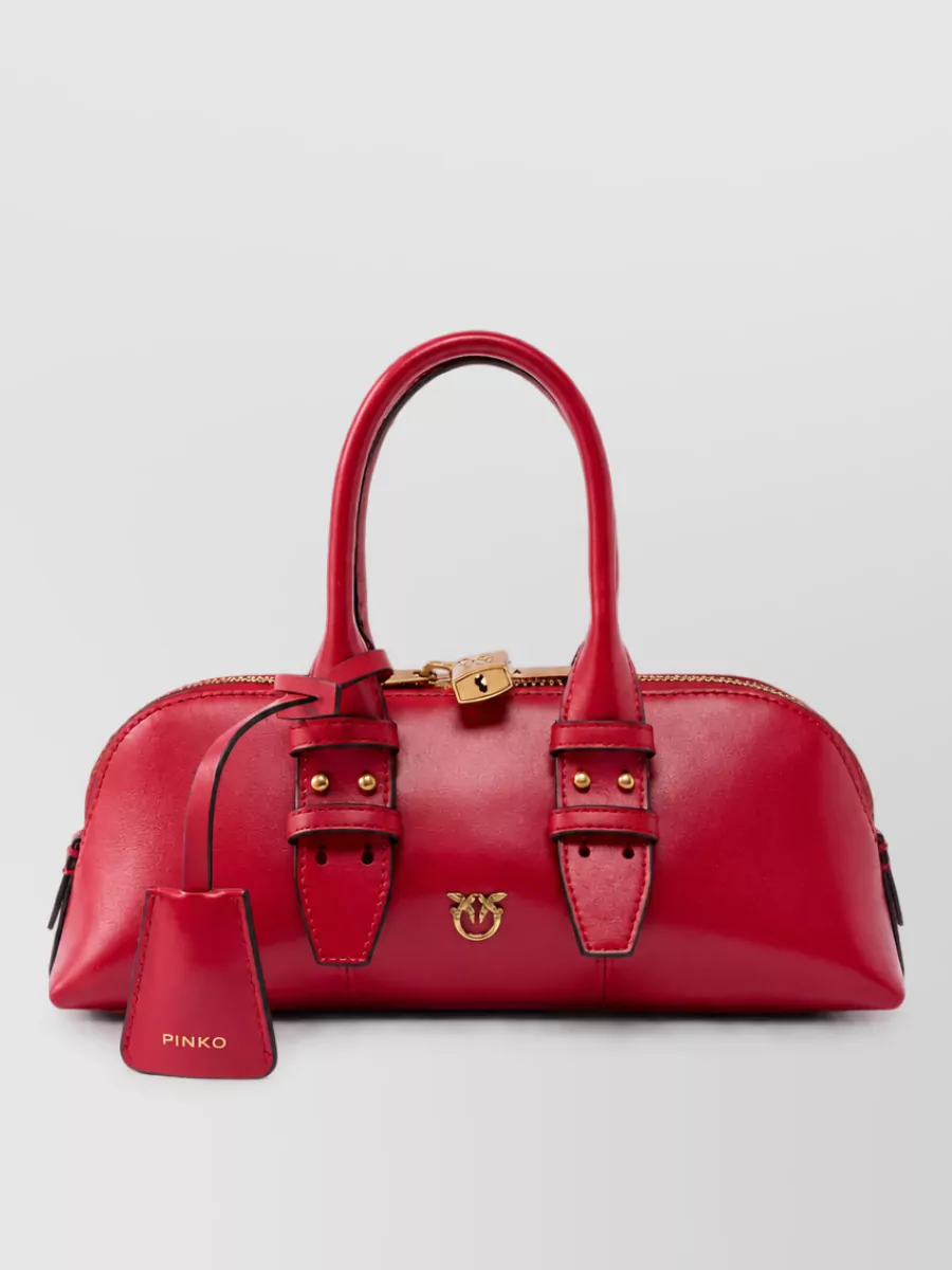 Pinko love bag leather clutch bag