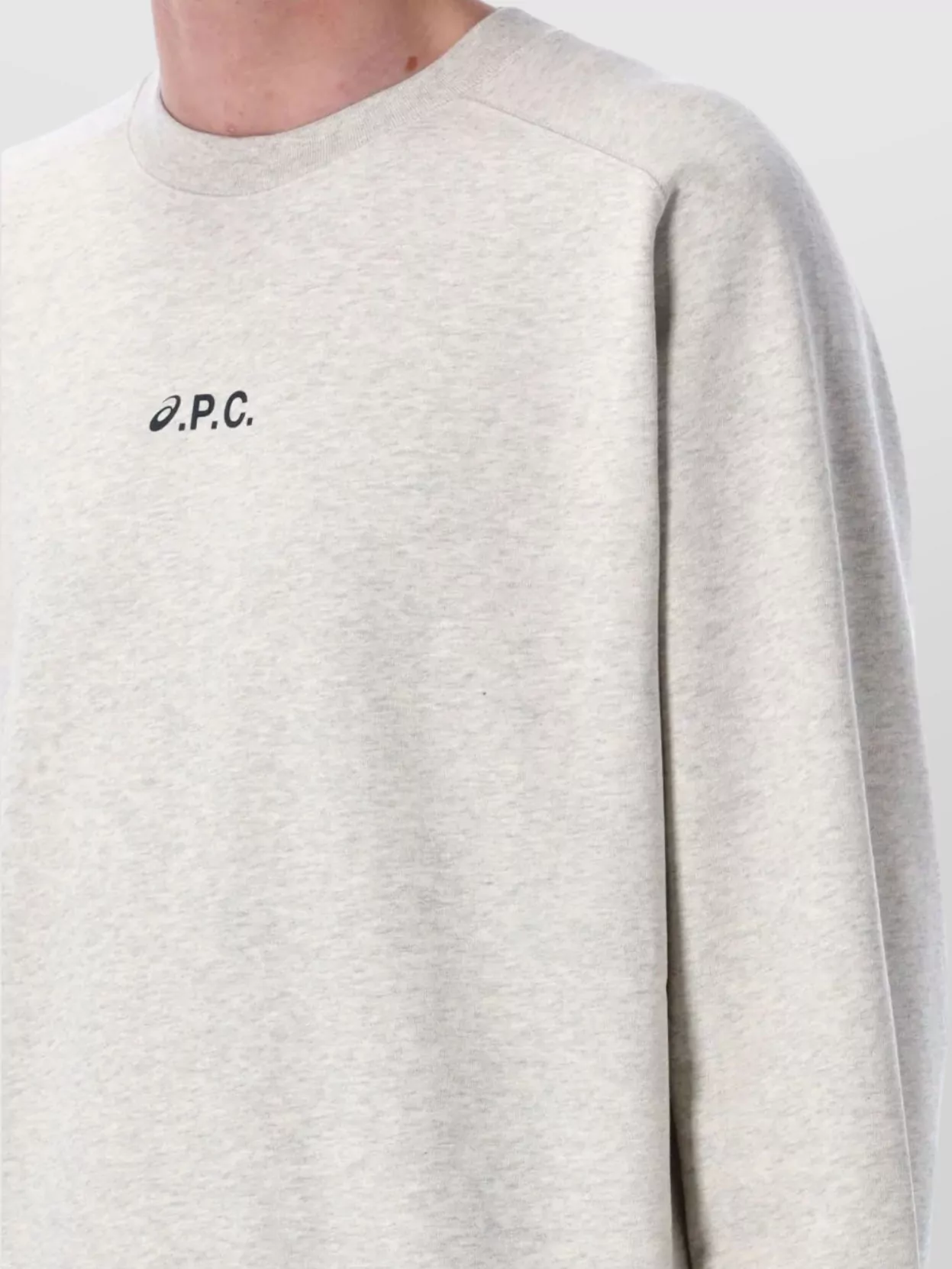 A.p.c. Asics Logo Detail Crewneck Sweatshirt