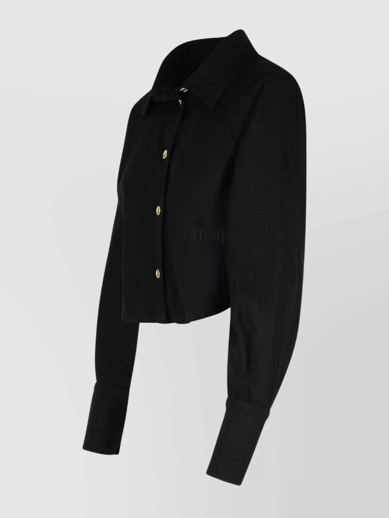 Patou Short Wool Blend Shirt