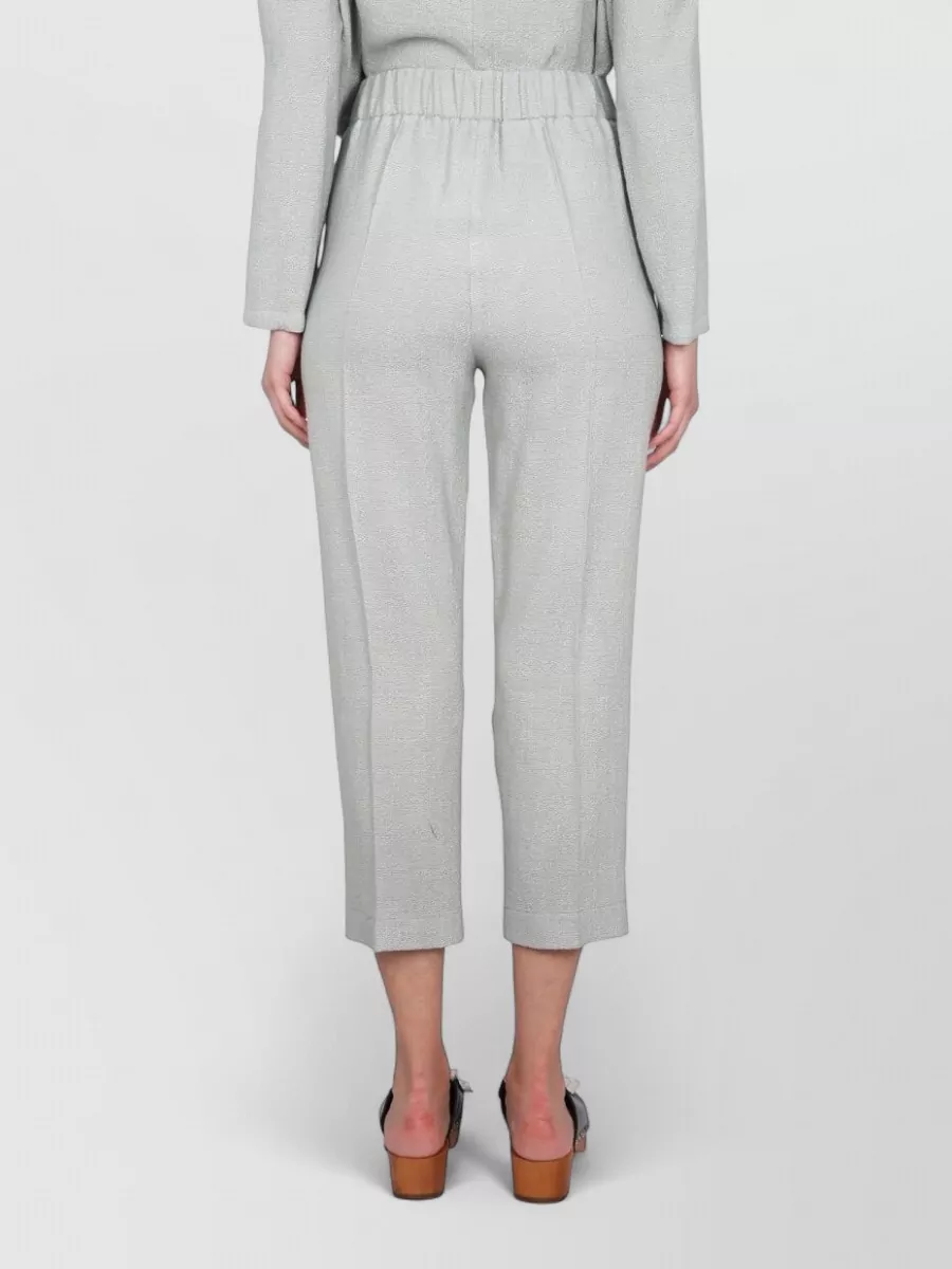 Alysi Cropped High-Rise Track Pants