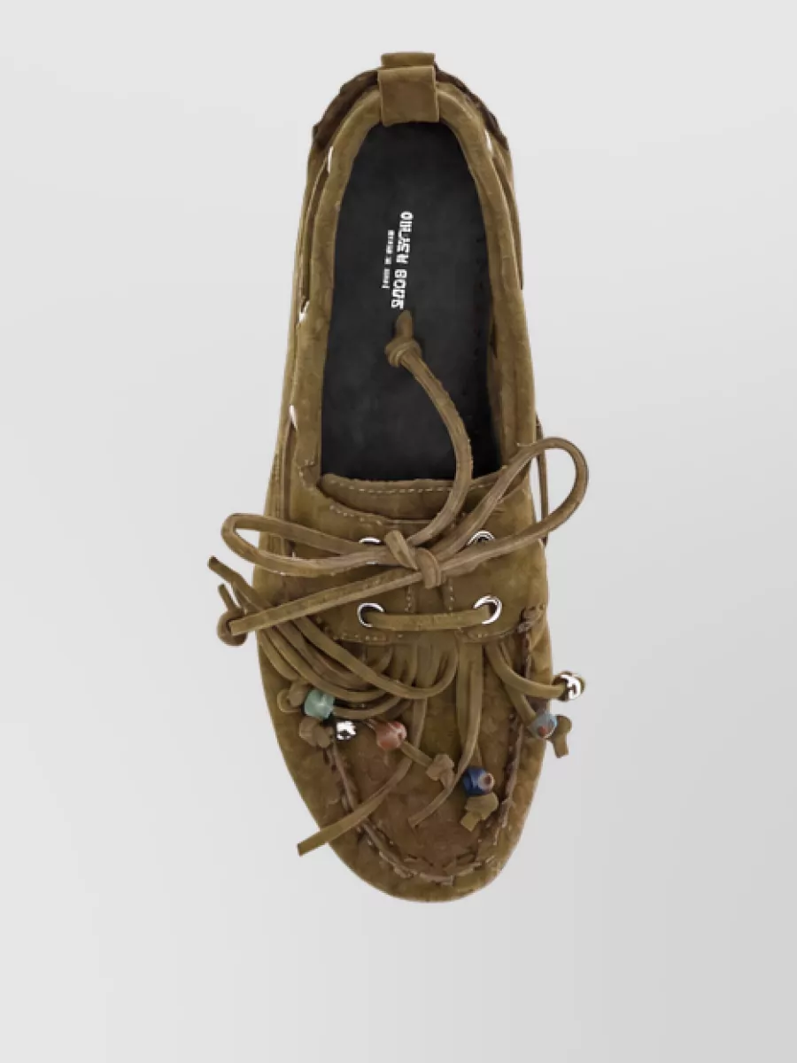 Golden Goose Calf Leather Tassel Loafers