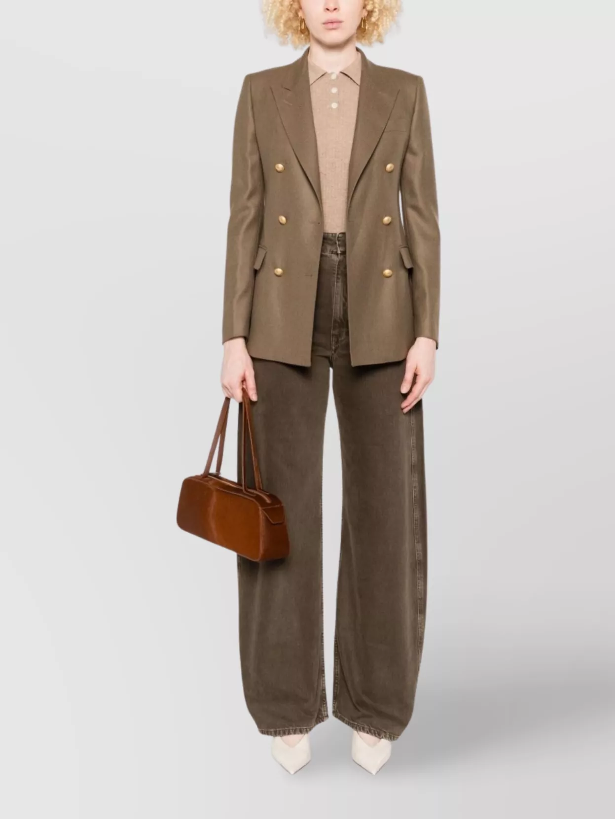 Tagliatore Wool Double-breasted Jacket Featuring Back Vent In Burgundy