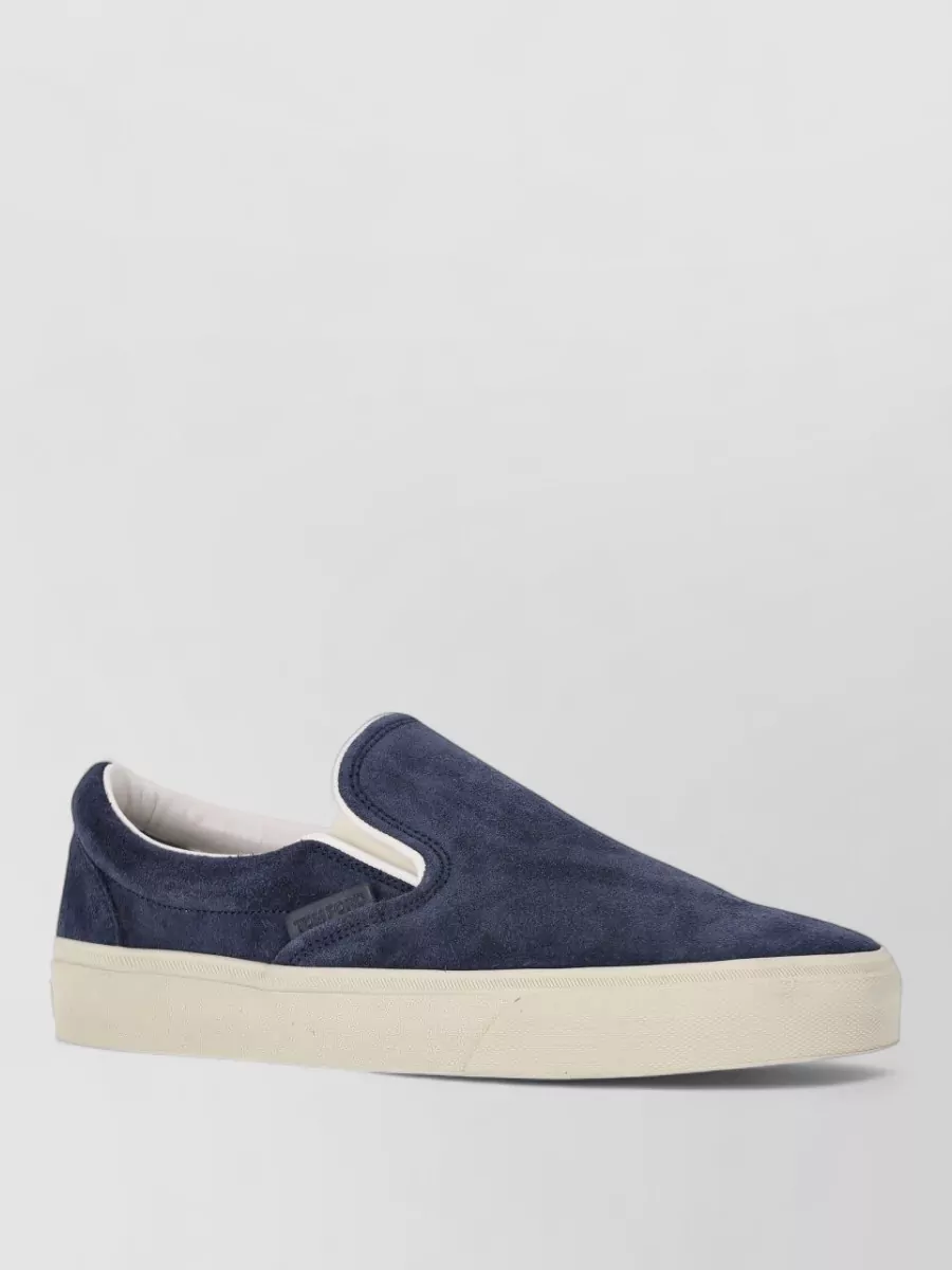 Tom Ford leather slip-on sneakers
