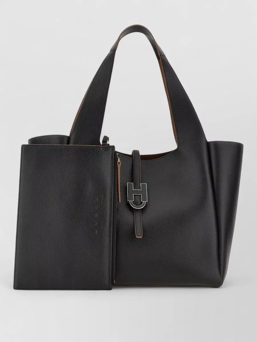 Hogan leather shoulder bag