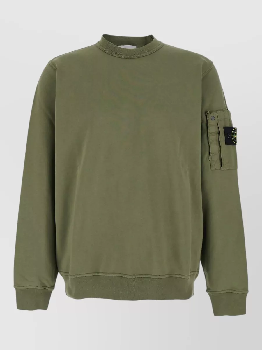 Stone Island Cotton regular-fit crewneck sweatshirt