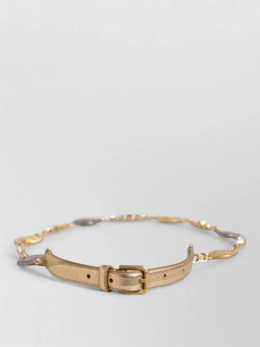 Dolce&Gabbana crystal embellished chain belt