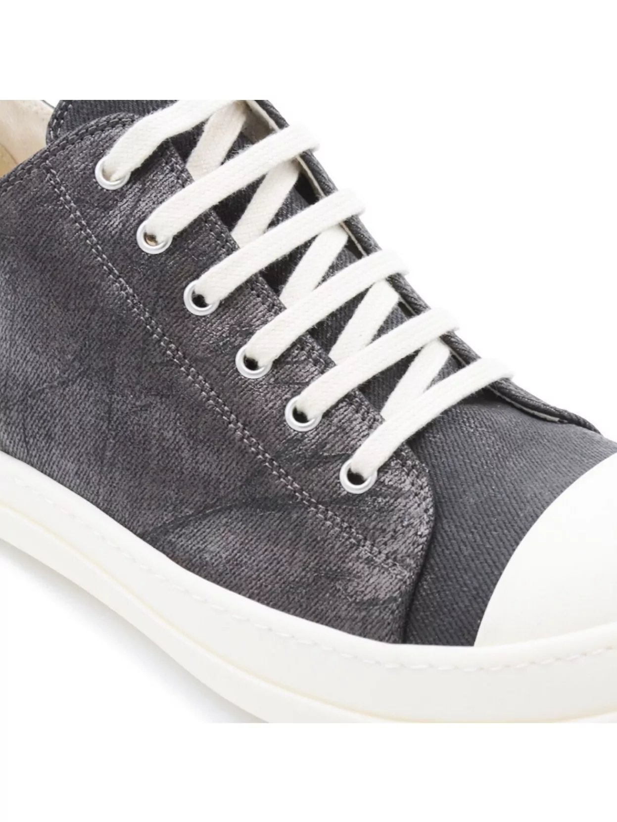 Rick Owens Drkshdw Casual Low Top Sneakers With Contrast Sole