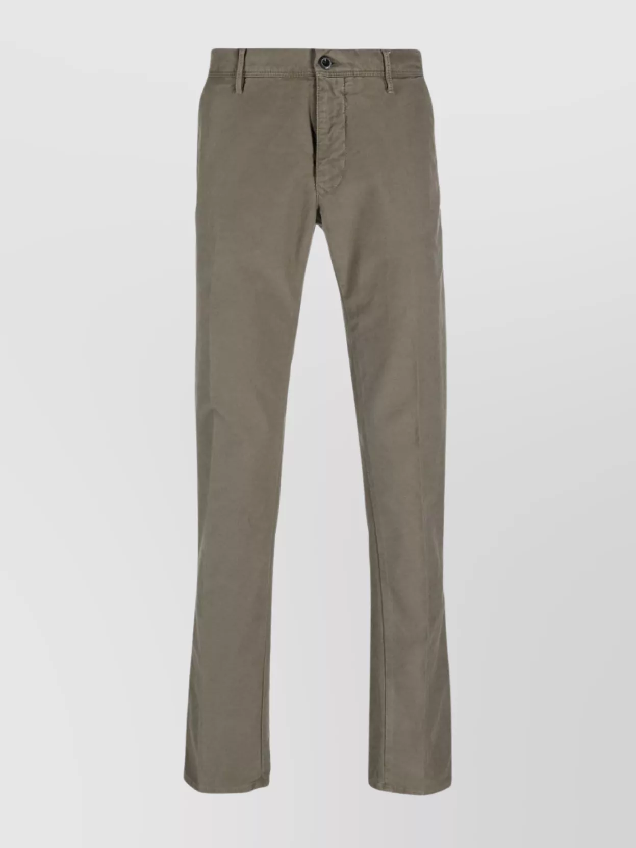 Incotex Trousers With Back Pockets And Belt Loops In Gray