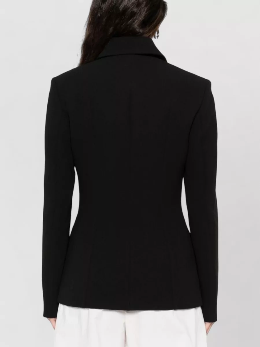 Totême Tailored Blazer Collared Style Flap Pockets
