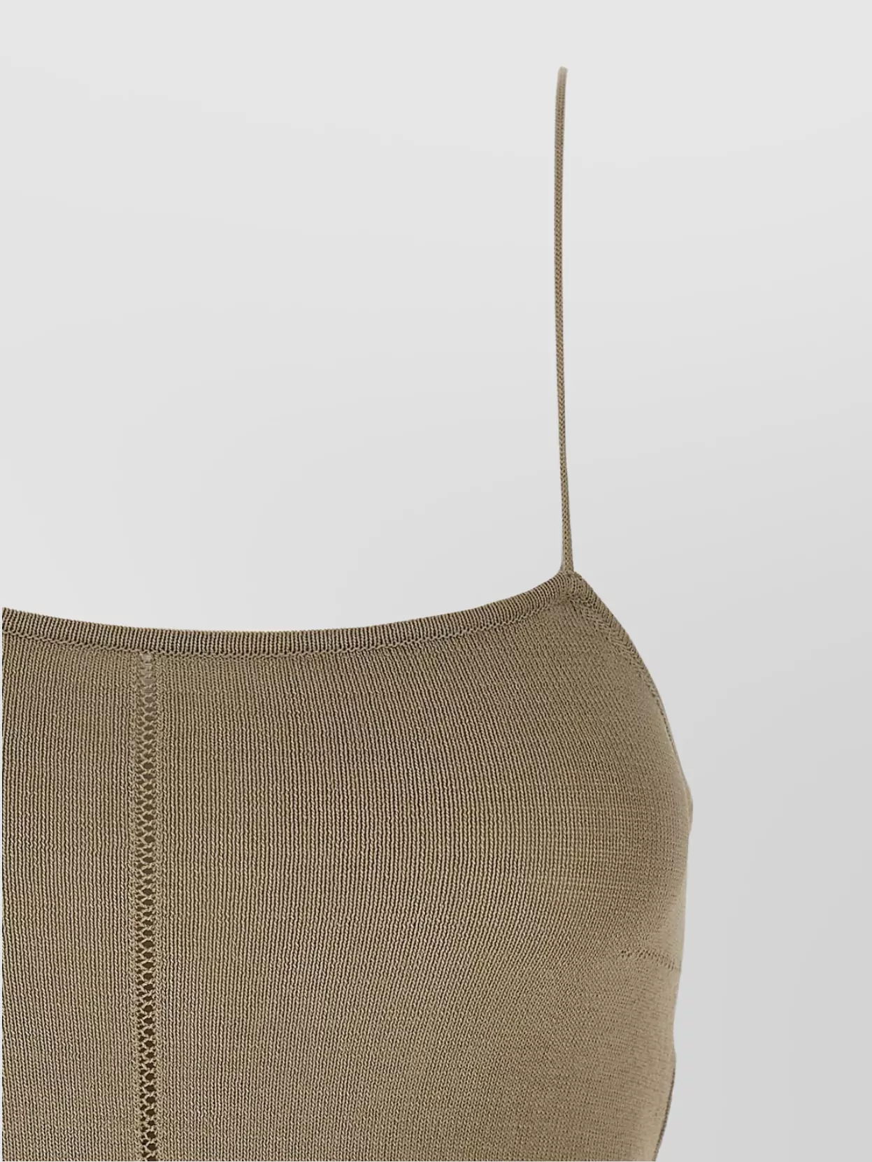 Lemaire Ribbed Texture Top Seam Detail