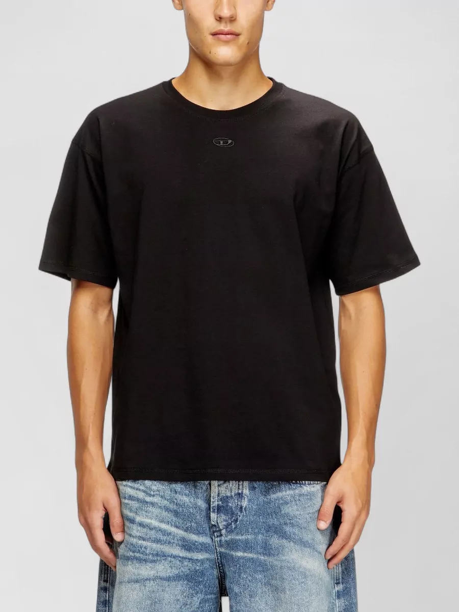 Diesel Cotton Relaxed-Fit Crew-Neck Short-Sleeve T-Shirt
