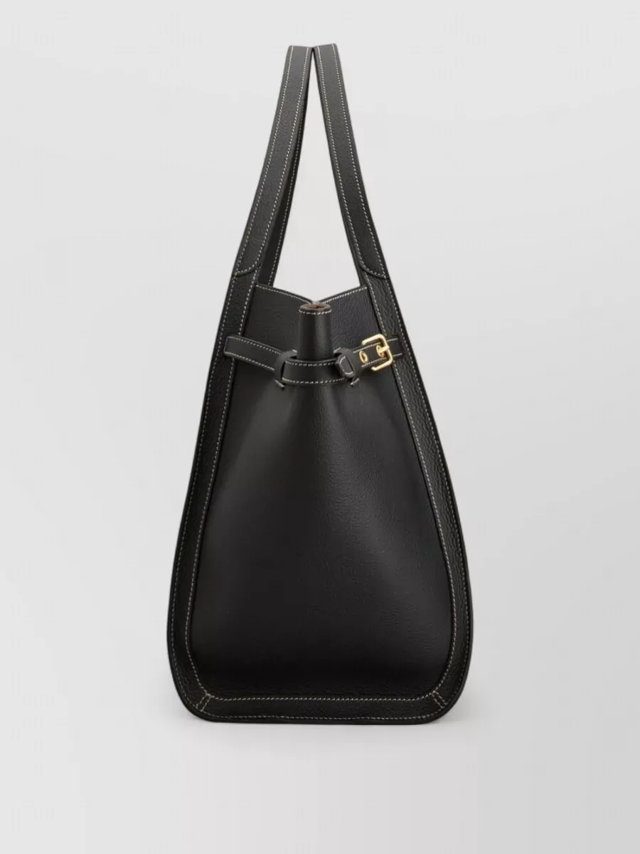 Tod's T Timeless Medium Leather Tote Bag