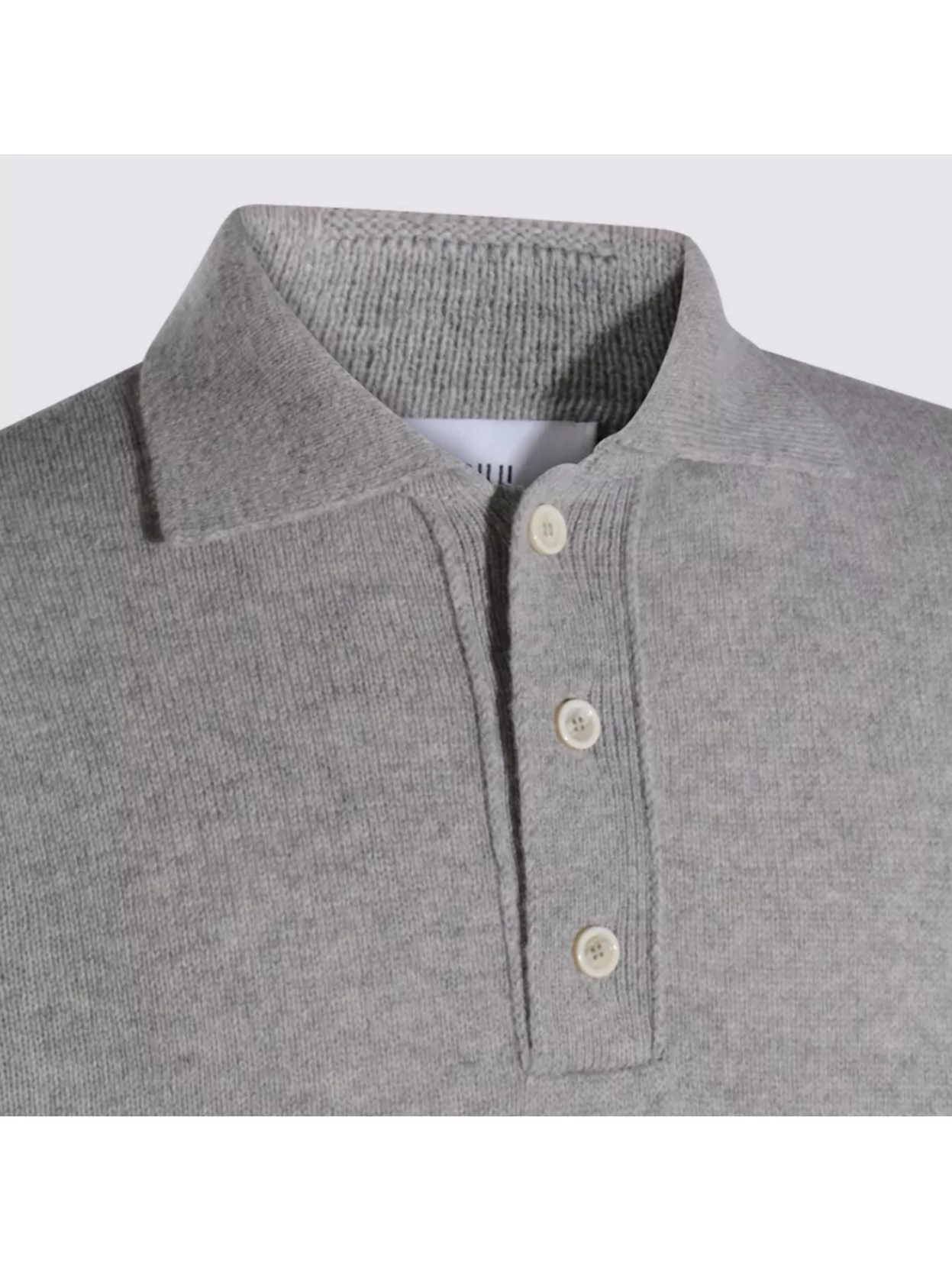 Lardini Ribbed Cuff Crewneck Sweater Design