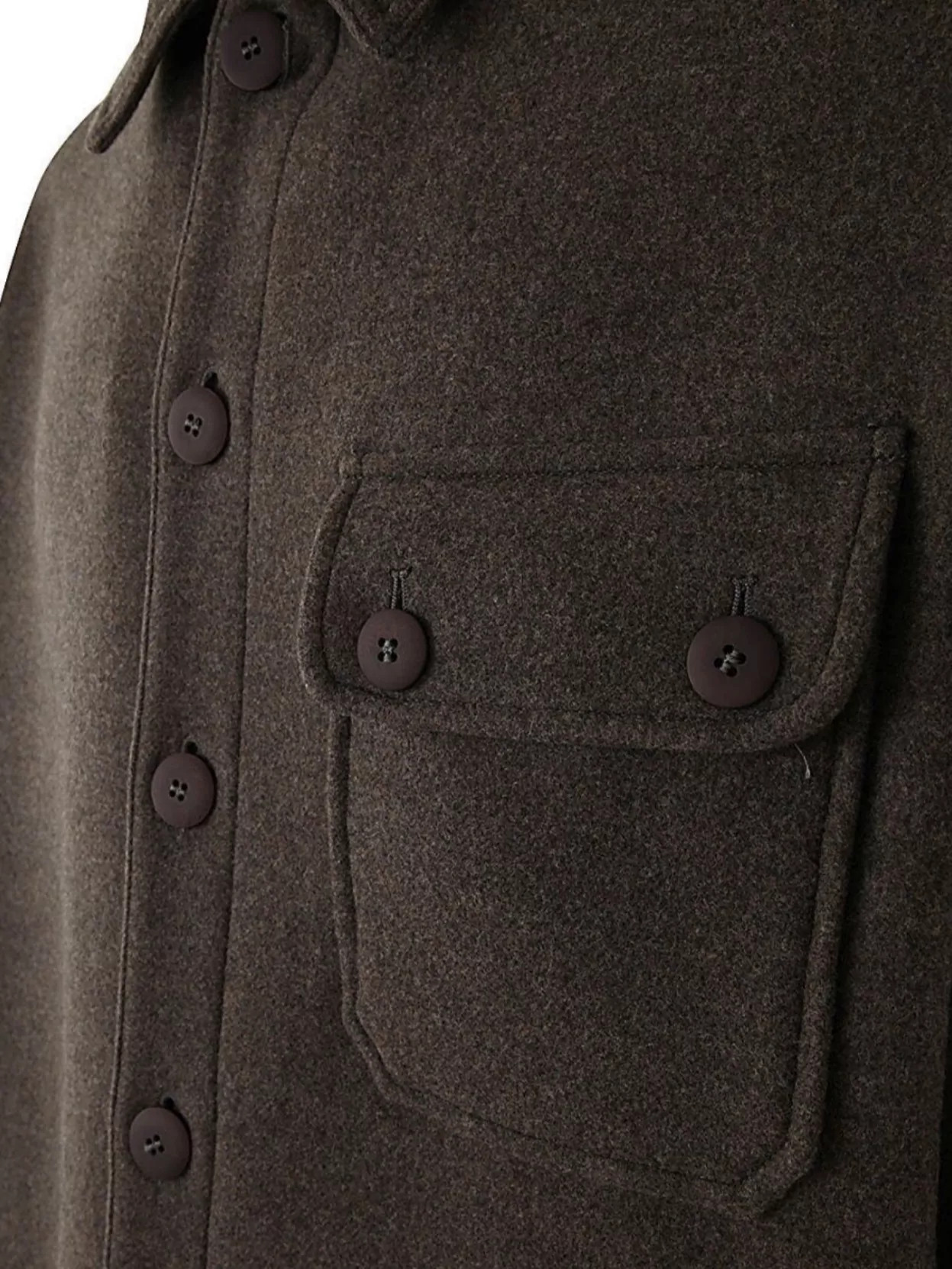 Giorgio Armani Jacket With Chest And Front Pockets In Brown