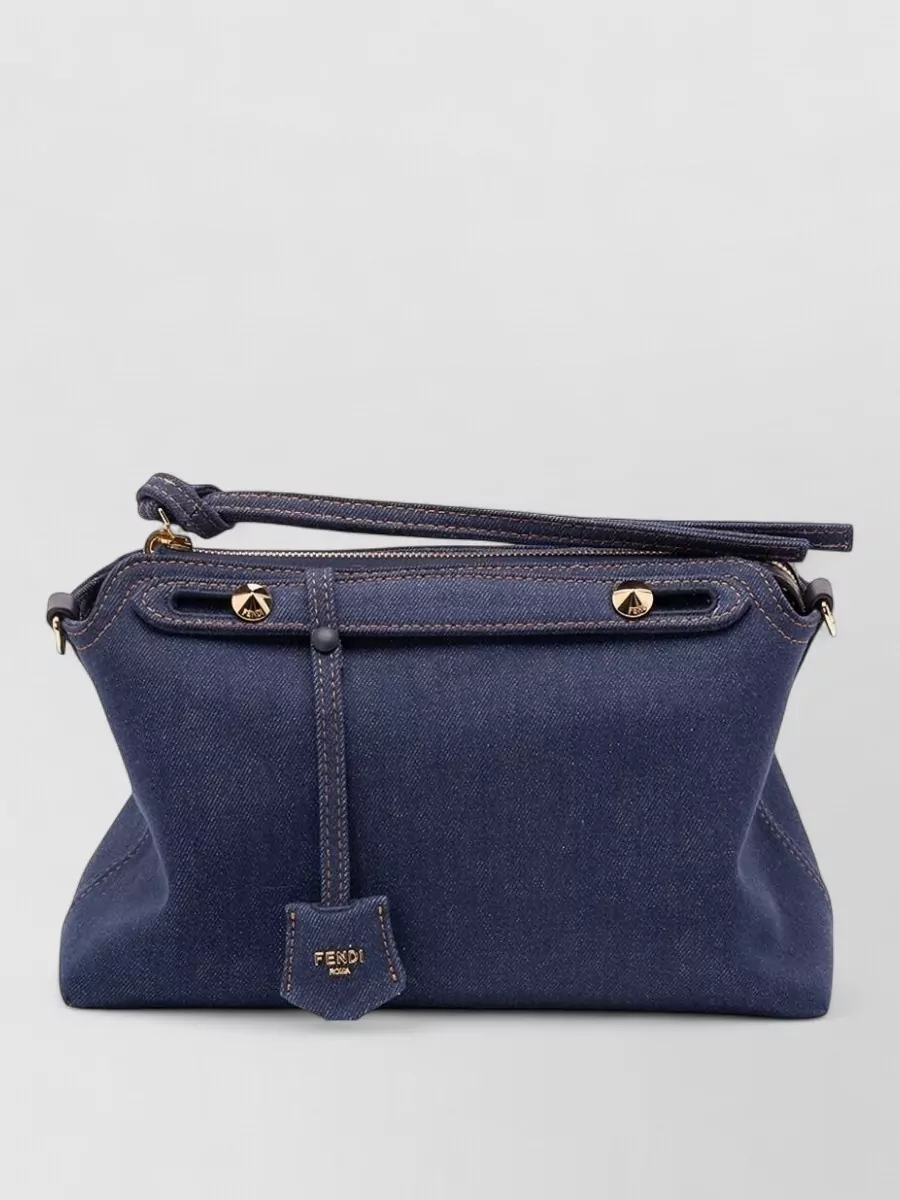 Fendi By The Way Medium Denim Cross-Body Bag