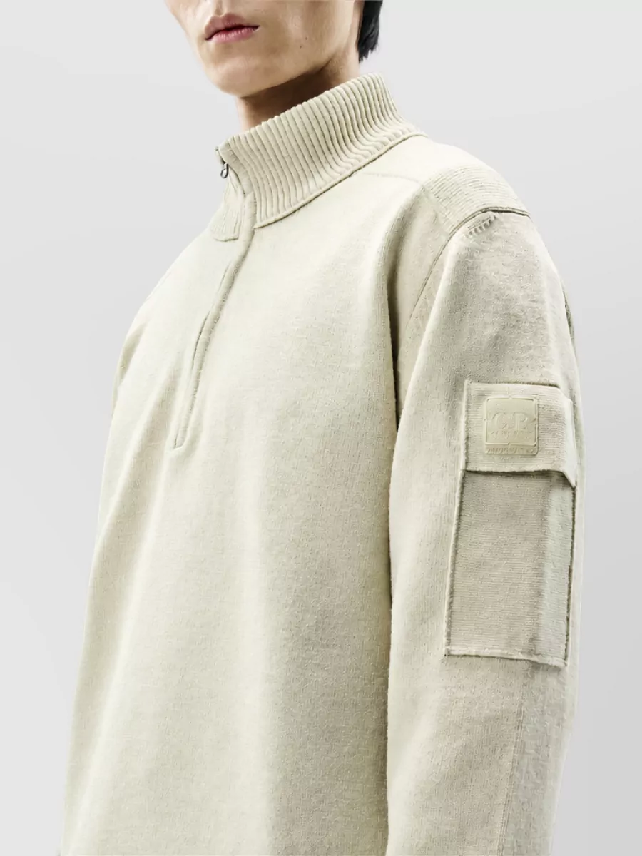 C.p. Company Wool Half-Zip Regular-Fit Sweater