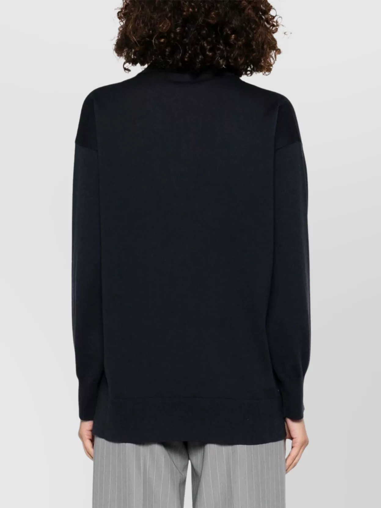 Shop Fabiana Filippi Wool And Cotton Blend Polo Shirt