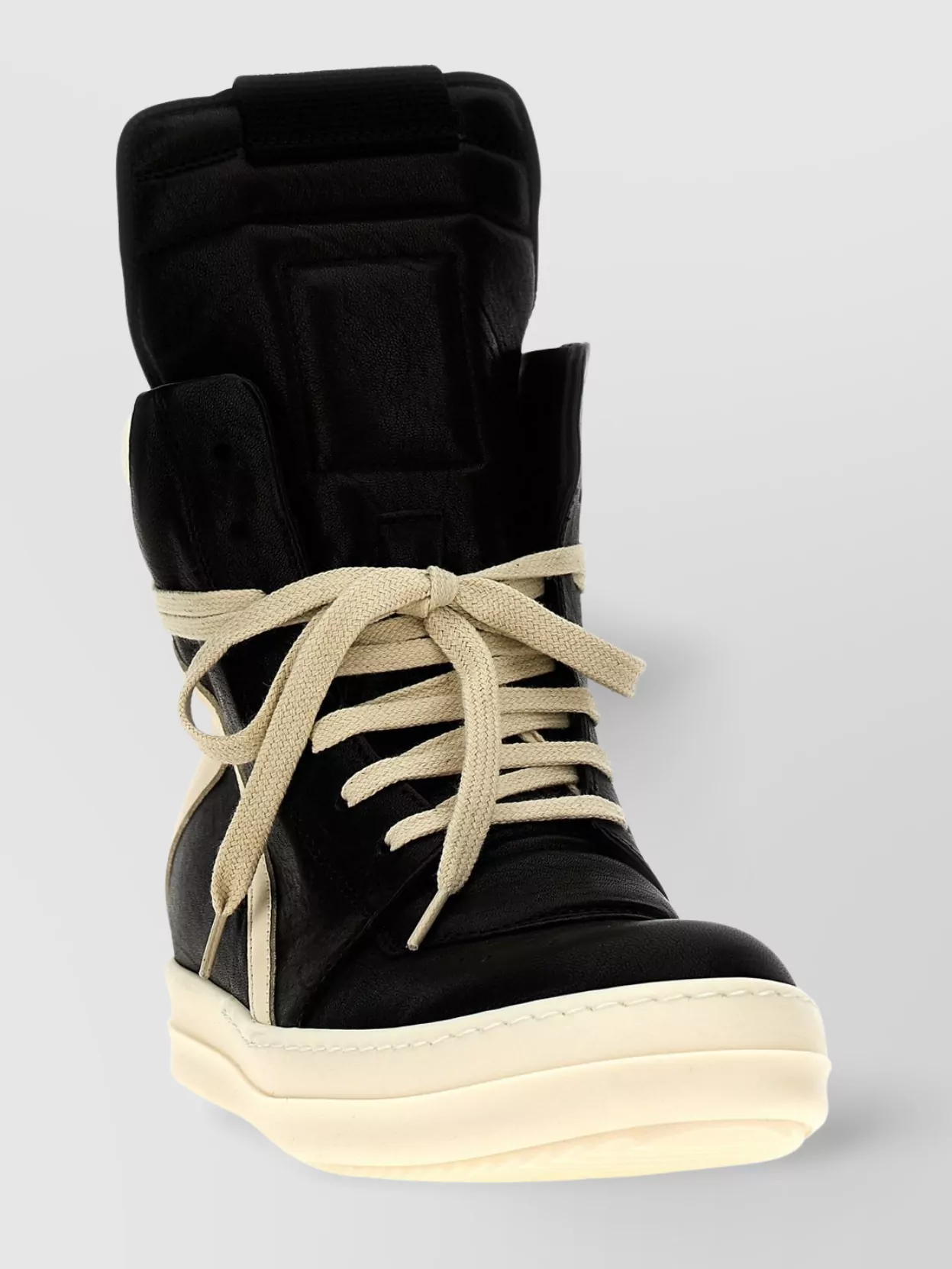 Rick Owens Geobasket Suede High-top Sneakers