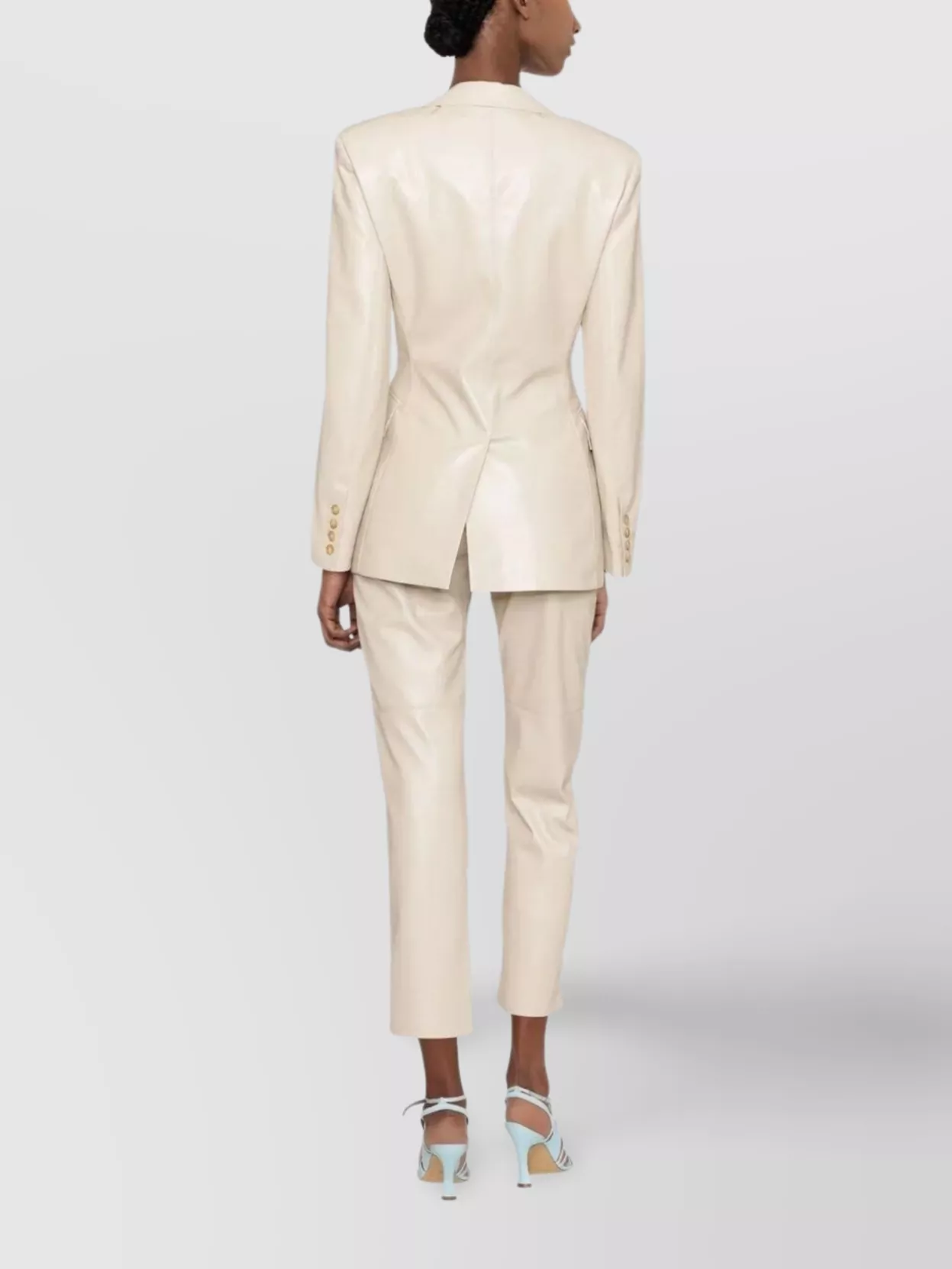 Nanushka Slim Fit Jacket With Notched Lapels