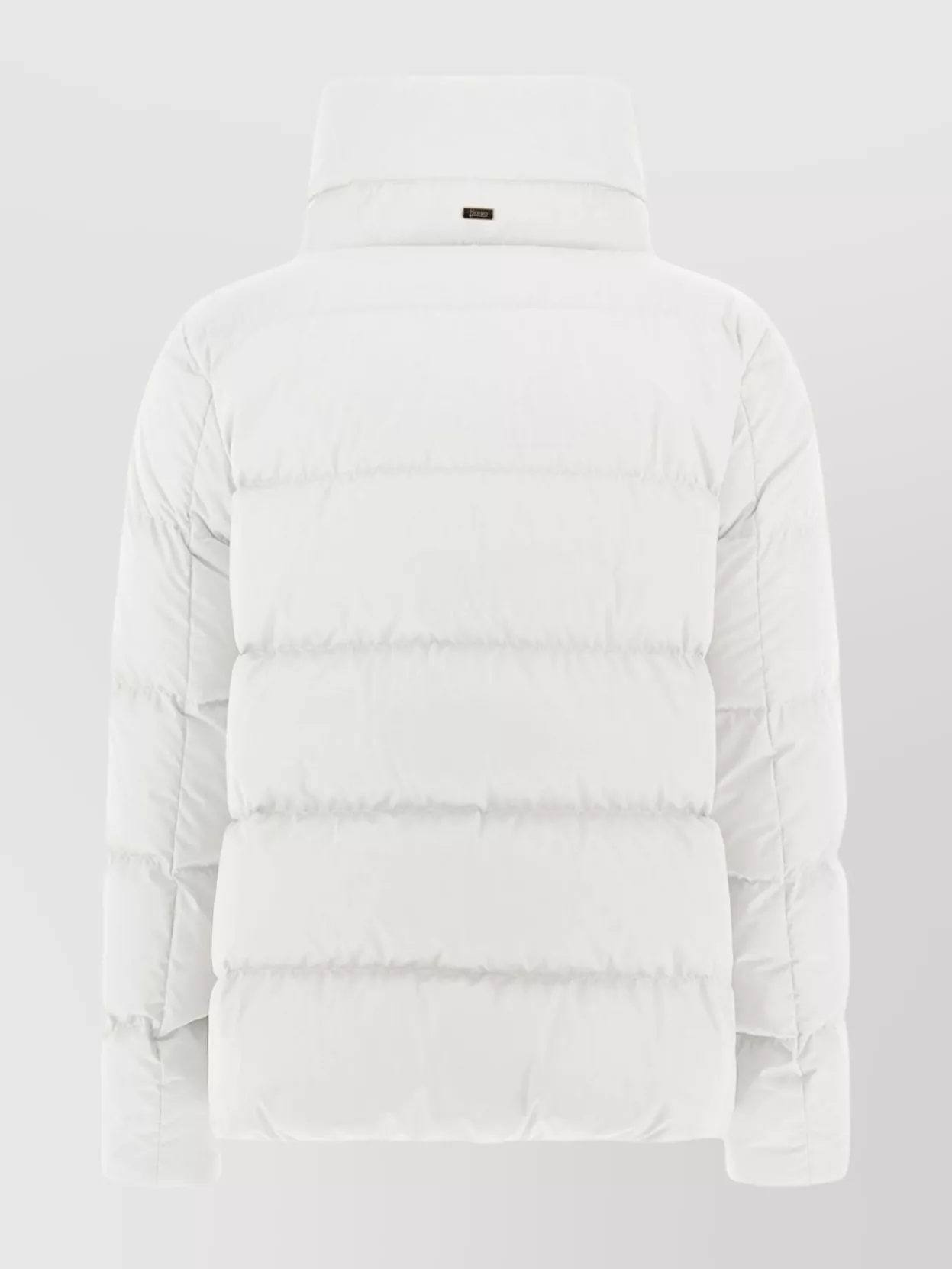Herno Quilted Down Jacket High Neck In White