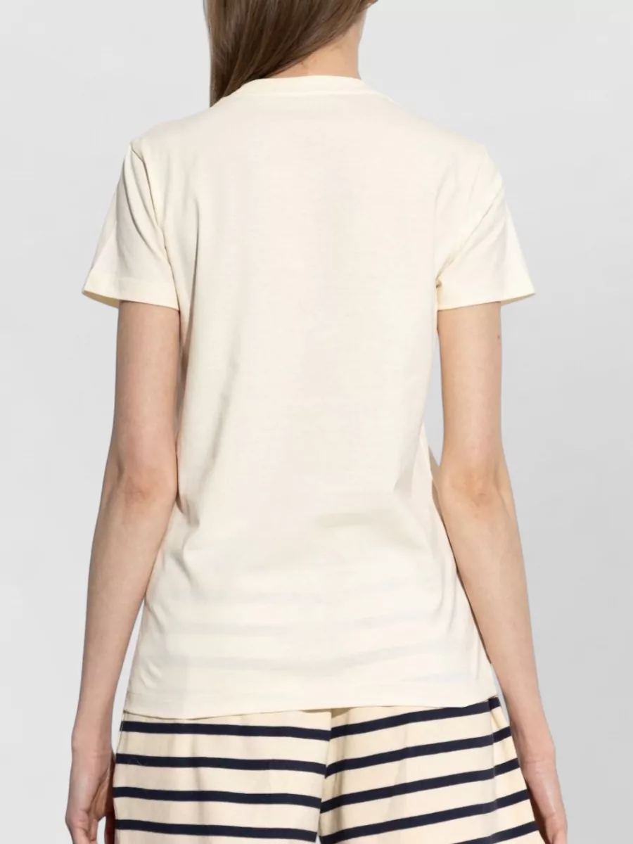 Moncler Cotton Embroidered Logo T-Shirt