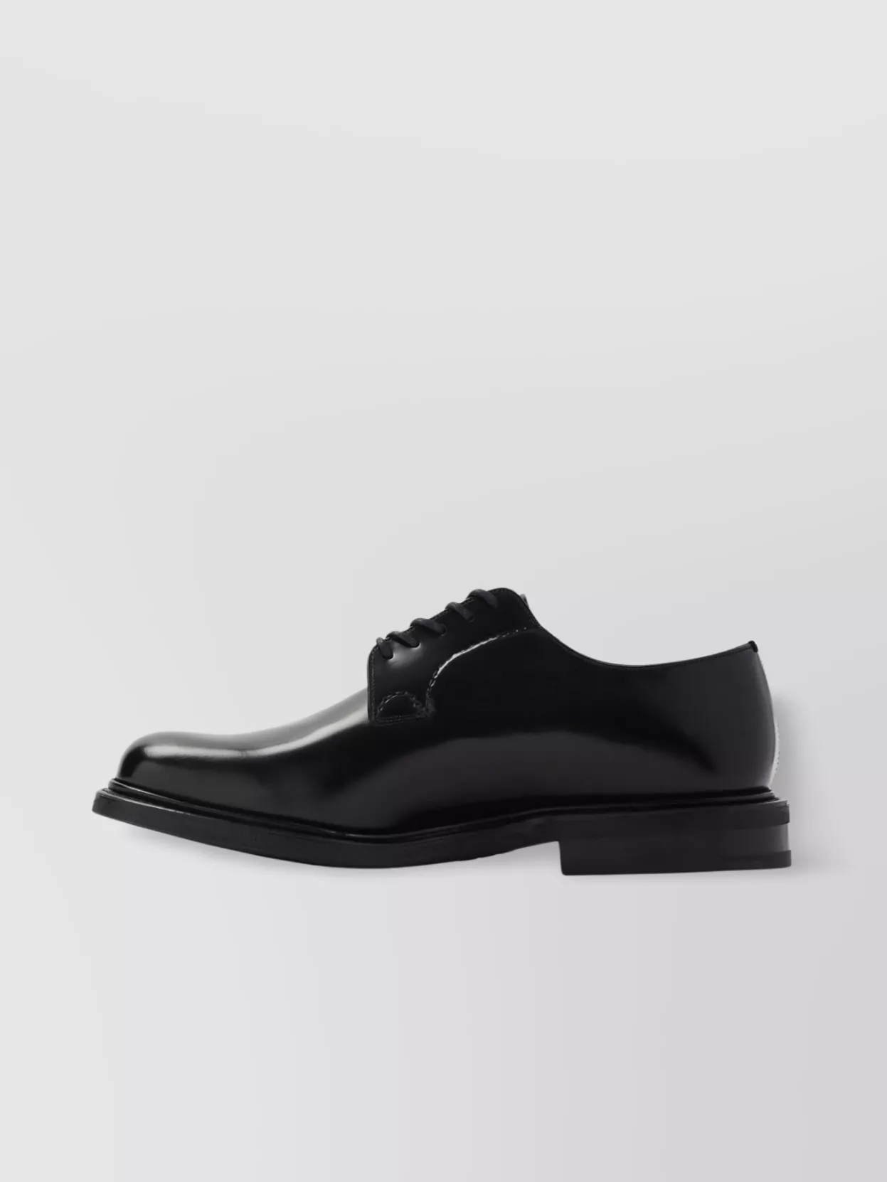Church's Glossy Leather Derby Shoes With Round Toe