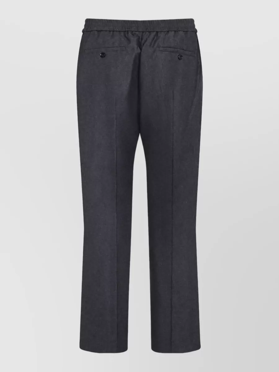 Ami Paris wool straight-leg trousers